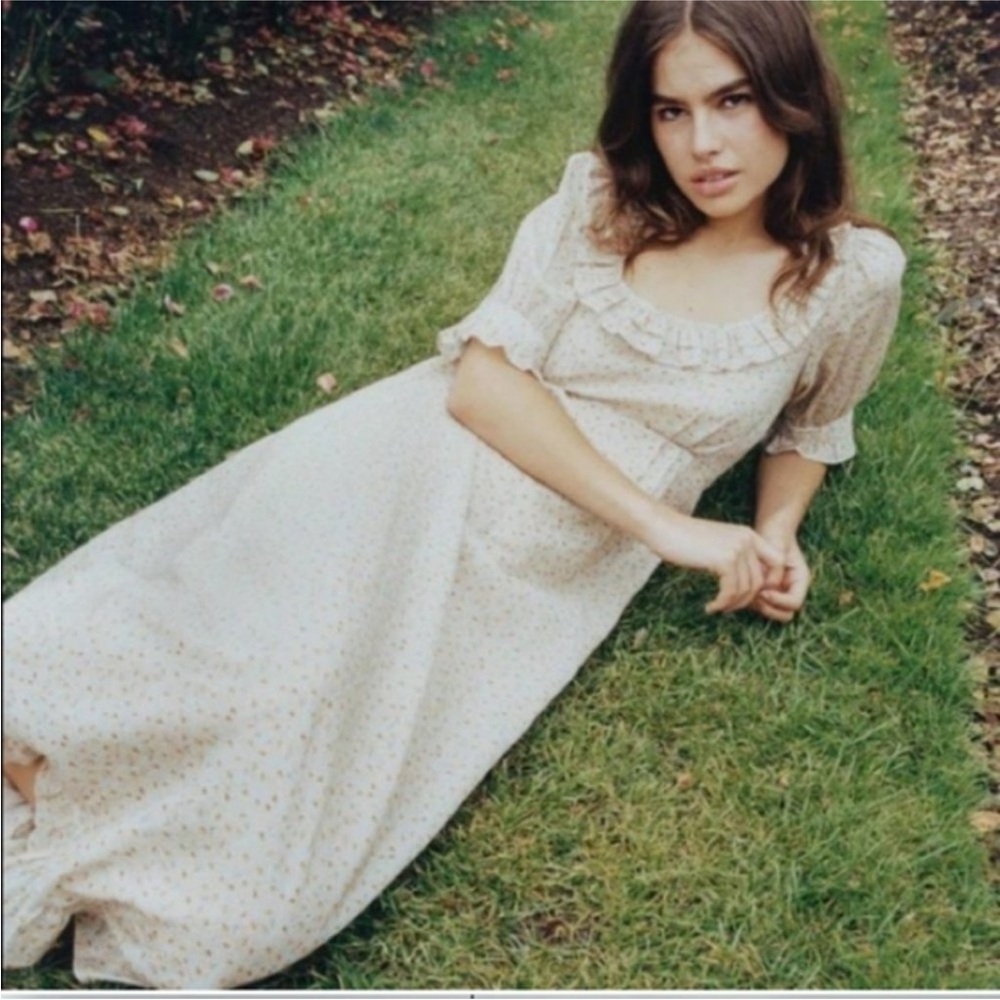 Christy Dawn Meadow Dress Chamomile Sky Size M